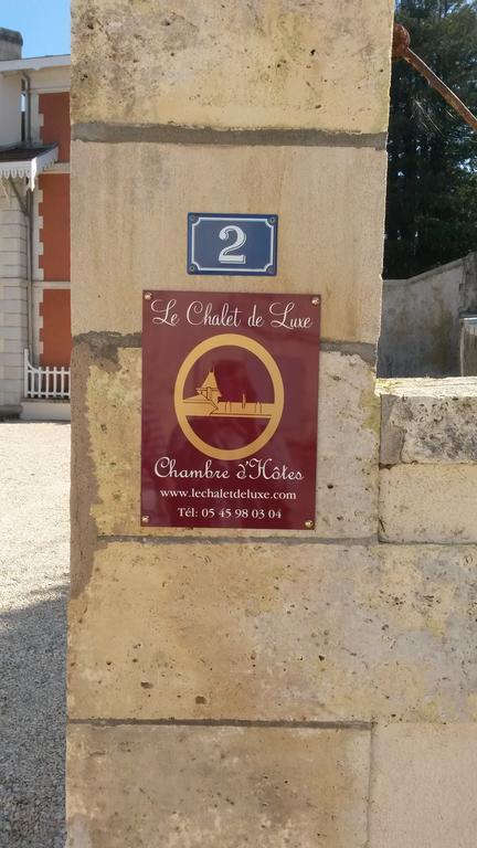 Bed and Breakfast Le Chalet De Luxe Saint-Severin Экстерьер фото